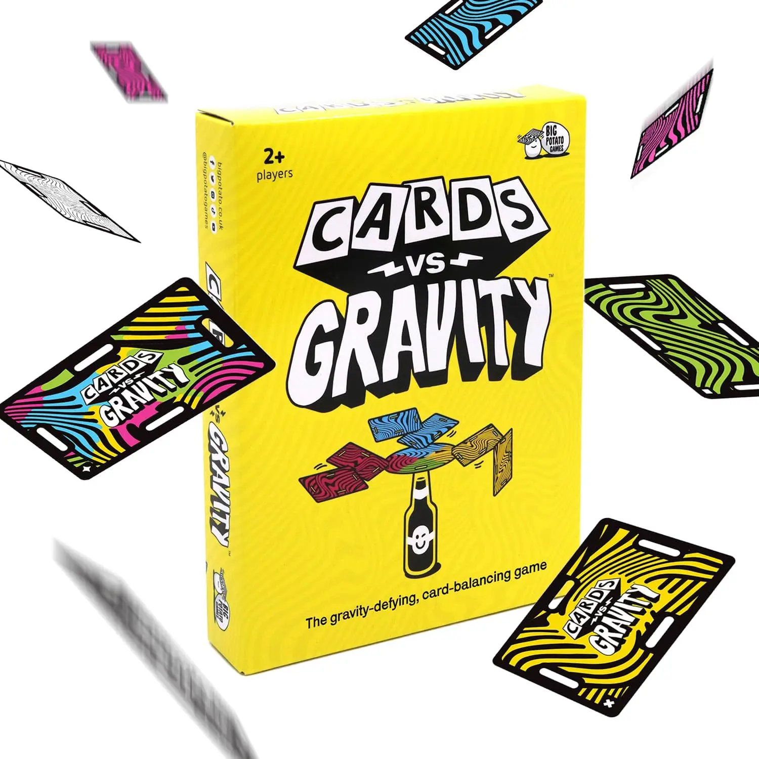 Cards vs Gravity: The Gravity-Defying, Card-Balancing Game | Fun Card Game | 2-4 Players