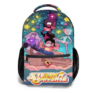 Steven-Universe-Backpacks for Girls, Cute School Backpack for Girls Boys, Aesthetic Bookbag for Teens, Lightweight Classic Backpack for Travel, Work, Picnic A-74
