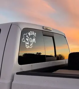 Eat More Beef Decal - High Quality Outdoor Vinyl Eat More Beef Decal - High Quality Outdoor Vinyl