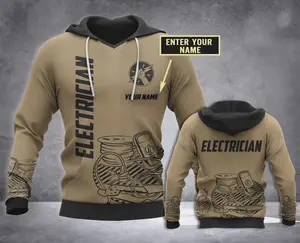 Personalized Electrician 3D All Over Print Hoodie Gift for Men and Women Full Si