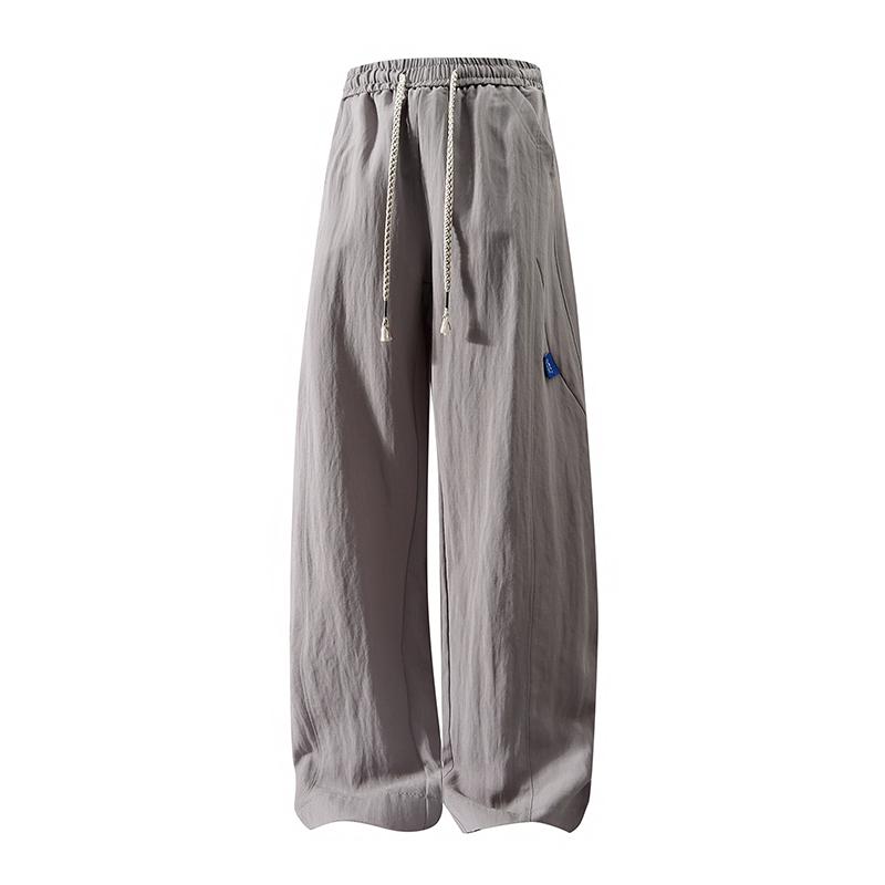 Men’s summer lightweight American casual cargo pants made from Lyocell fabric—breathable, comfortable, straight cut, loose fit