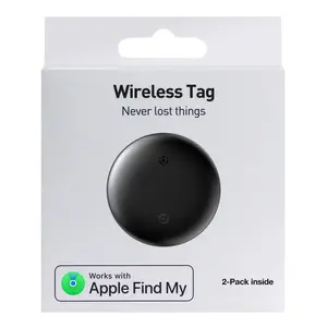 Air Tag Bluetooth Tracker 2-Pack – Find My Tracker for Keys and Luggage (iOS Only)