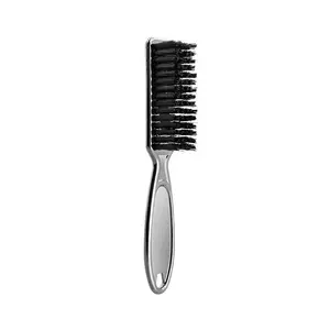 Plastic Handle Hairdressing Soft Hair Cleaning Brush Barber Neck Duster Broken Hair Remove Comb Hair Styling Tools Comb Gold Hair Detangling Comb
