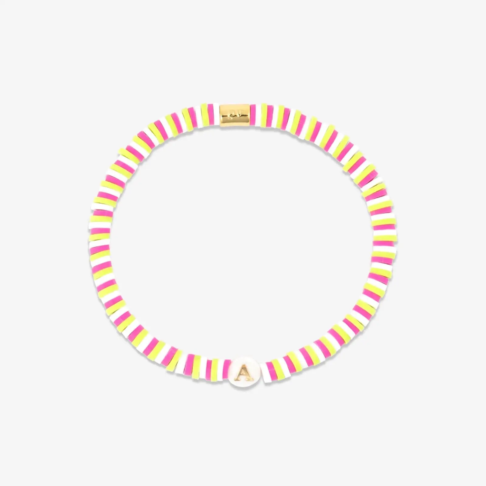 Raspberry Alphabet Stretch Bracelet Raspberry Alphabet Stretch Bracelet