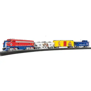 Bachmann Trains - BSA ALL AMERICAN (Boy Scouts of AmericaÂ®) - Ready To Run Electric Train Set - HO Scale