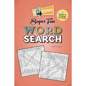 USED-Go!games Super Fun Word Search: 188 Puzzles to Challenge Your Brain by Samson, John (Paperback)