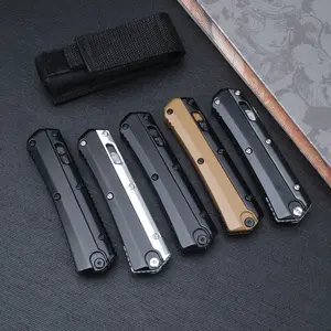 GLY Outdoor Folding Knife, Zinc Alloy Handle, High Hardness Corrosion Resistant Blade, Outdoor Camping, Driving, Fishing EDC Tool Cutting, Perfect Gift