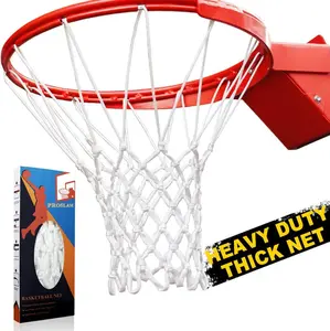 "Pro-Grade All-Weather Basketball Net – Heavy-Duty Anti-Whip Replacement, Fits Standard 12-Loop Rims (Indoor & Outdoor Use)" ProSlam