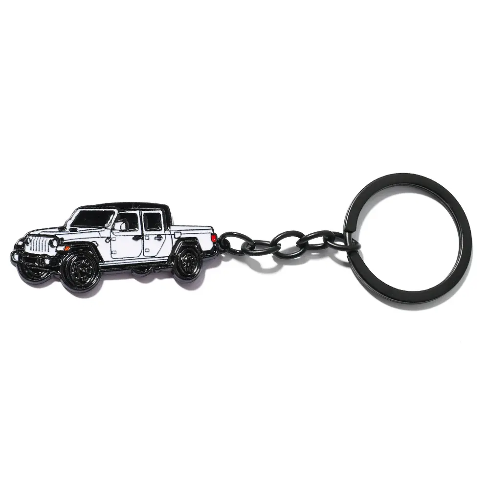 Car Keychain Lanyard, Automotive Interior Decoration Accessory for Gladiator, Rubicon, JL, JKU Models (2023-2024) with Detailed Car Design, Keychain Lanyard Car
