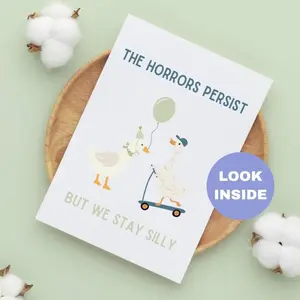 Silly Goose Birthday Card | Silly Goose Birthday | Best Friend Birthday Card | Funny Birthday Card