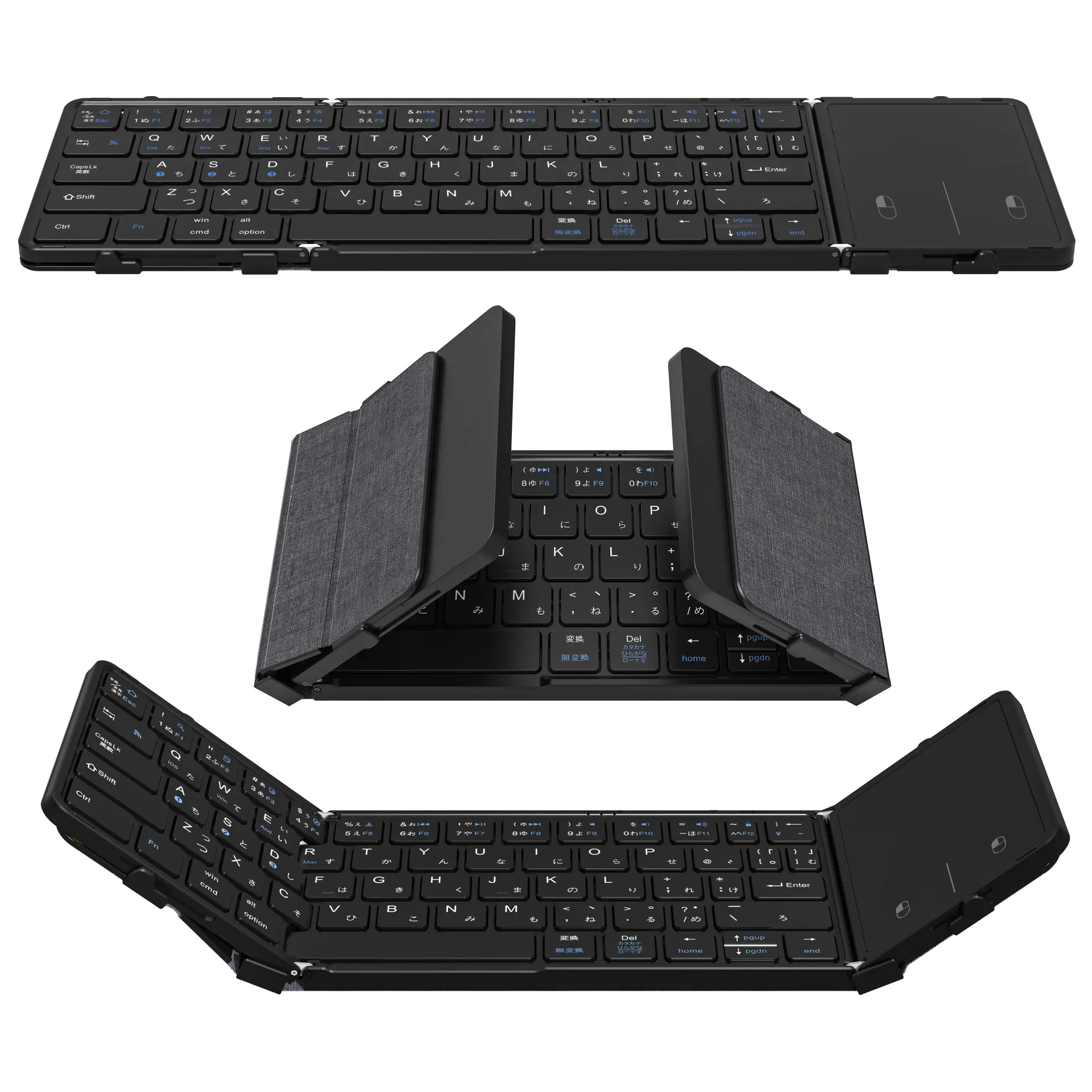 Business Suitable for iPad Samsung Phone Leather Convenient Compact Bluetooth Foldable Keyboard 70% off Keyboard