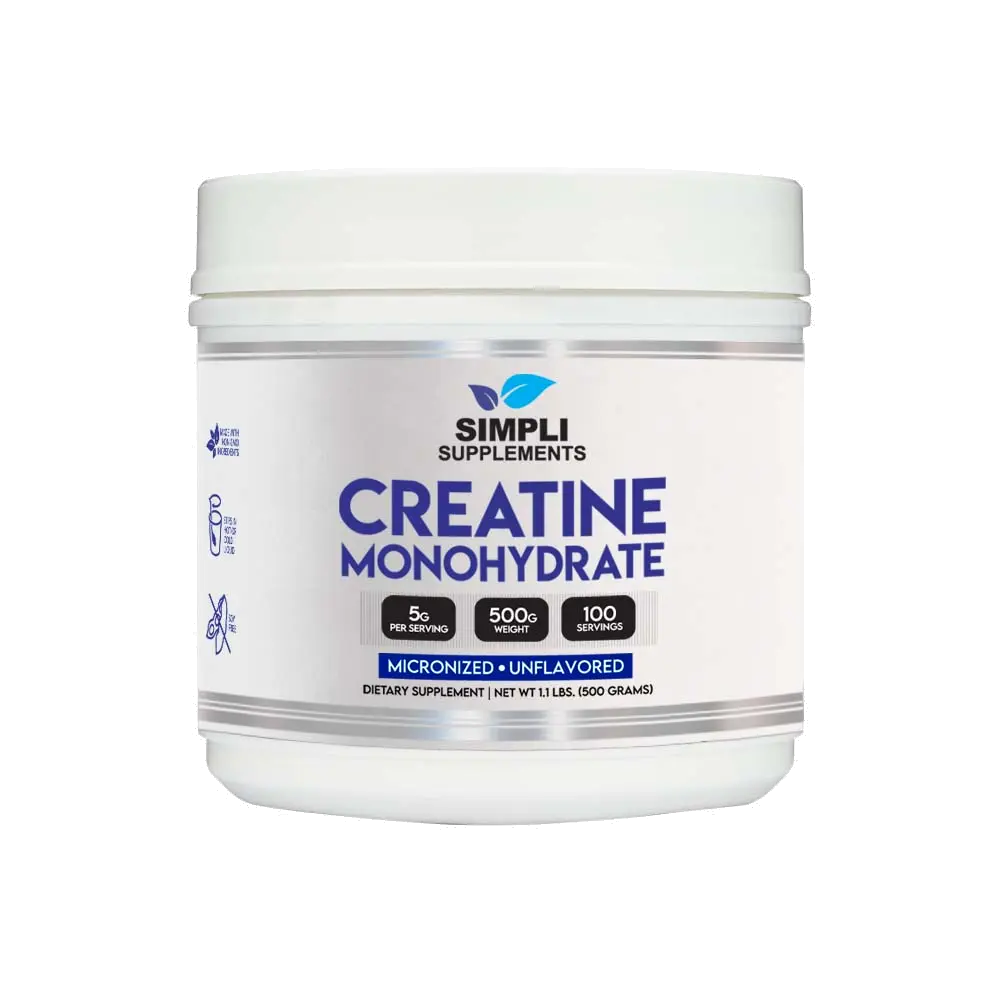 Pure Creatine Monohydrate Powder 5g Per Serving | Creatine Powder 500g for Men and Women | Unflavored Creatine Nutritional Supplement for Muscle Building & Recovery | Non-GMO & Vegan-Friendly