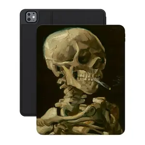 Van Gogh | Head of a Skeleton with a Burning Cigarette iPad Case