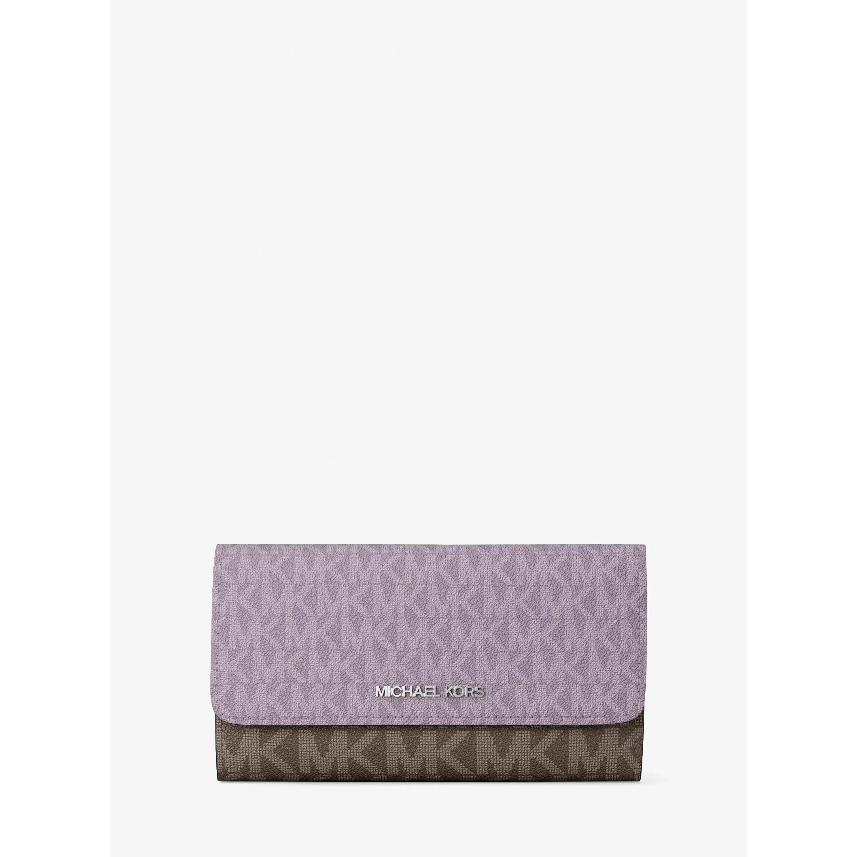 Jet Set Travel Signature Logo Tri-Fold Wallet