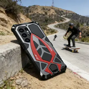 Samsung S26 Ultra Hard Armor Phone Case, Anti-Slip Scratch-Resistant Outdoor Sports Essential, Mountain Skateboard Cycling Trendy Protection