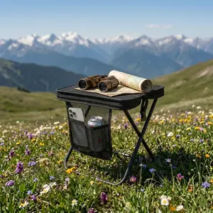 Folding camping stool,2-in-1 Folding stool with insulated cooler, Compact packable design,  Stable cross-leg structure,Backpacking folding chair,Hiking trail rest stool, Campers & hikers, Backpacking enthusiasts.#FoldingCampingStool graduation gift