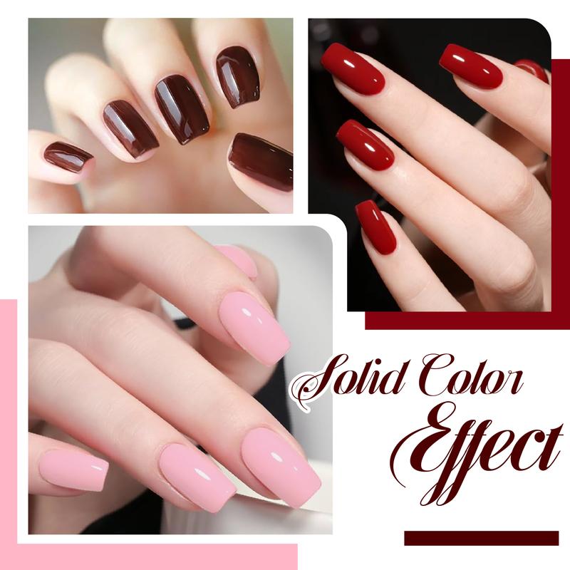 Tencoco 51 Pcs Gel Nail Polish Kit 35 Colors with Crystal Cat Eye Nail Art Tools Set UV Light Translucent Glossy Formula Perfect Gift for Women