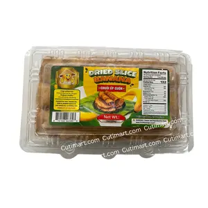 Smile Dried Sliced Banana (Chuối Ép Cuộn) - 10oz