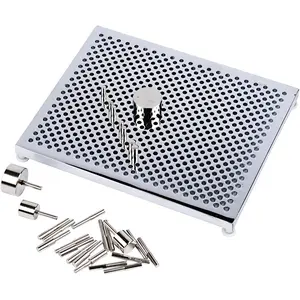 Artistic Wire Deluxe Jig Kit - 5"x4" Aluminum Wire Bender with 30 Adjustable Pegs for Jewelry Making & Craft Creations