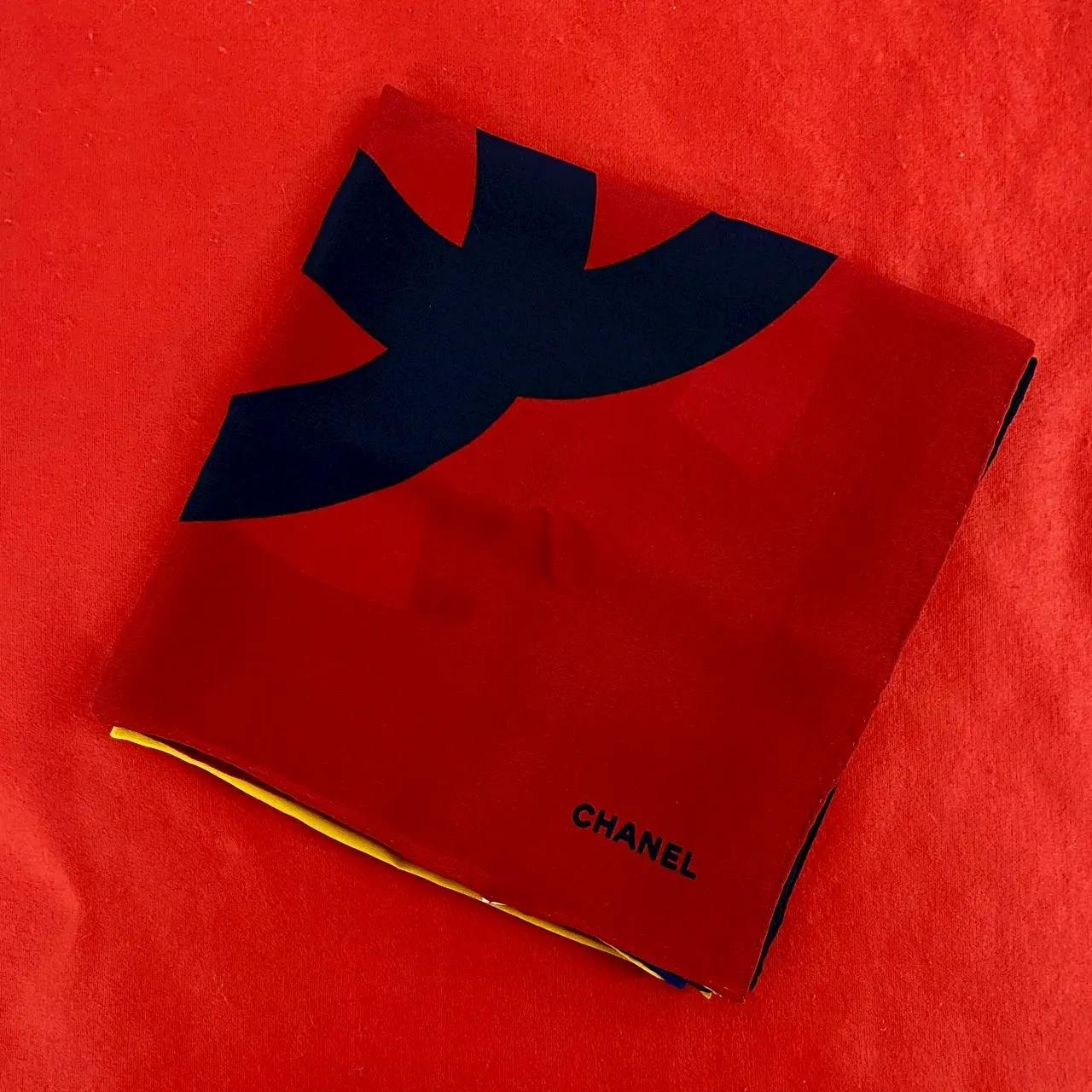 Pre-owned CHANEL Silk Small Leather Goods Scarf