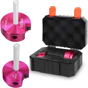 PVC Fitting Saver 1-1/2 & 2 Inch , PVC Pipe Reamer Socket Saver with 3/8-Inch Hex Shaft, Plastic Pipe Fitting Reamer for Plumbing Sch.40 CPVC ABS Socket Hub Removing,Fit 1/2" Drills