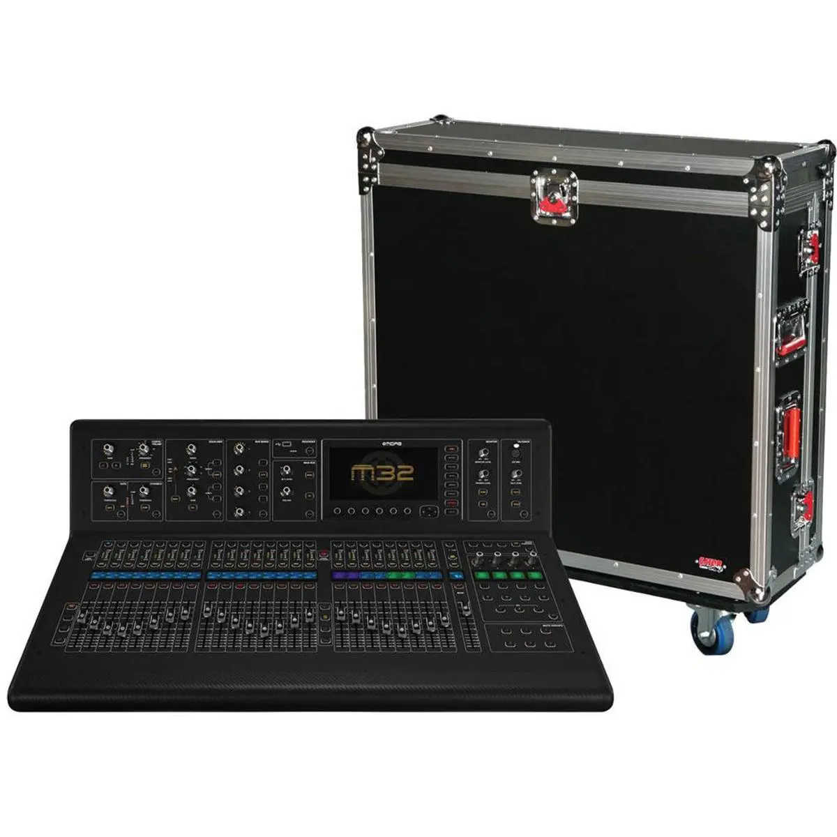 Gator Cases Durable ATA Wood Flight Case, Large Size Protection Accessory for Midas M32 Large Format Midas Mixer
