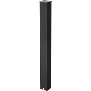 Father's Day Gift VEVOR Mailbox Post, 43 x 4 x 4 Inches, Steel In-Ground Mounting Mail Box Stand with Powder Coating Surface, Heavy Duty Metal Post Sleeve Kit for Outside Curbside Residential Use, Easy Install, Black