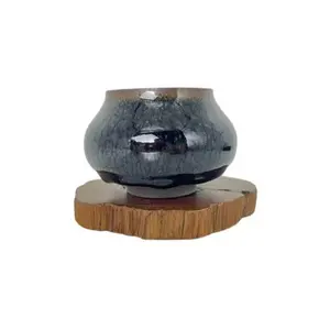 Handmade Jianzhan Tea Cup with Mandarin Duck Pattern, Traditional Chinese Gongfu Tea Set, Premium Ceramic Teacup for Tea Lovers