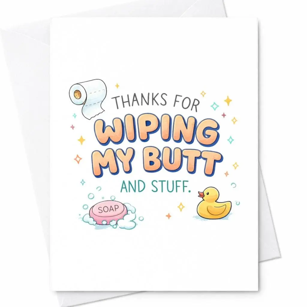Thanks For Wiping My Butt