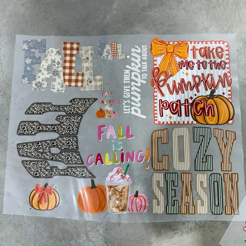Fall is calling DTF PREMADE GANGSHEET 30"X24", DTF TRANSFERS, DTF GANGSHEET