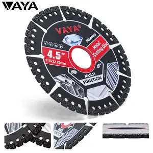 VAYA 4.5" 115mm Diamond Saw Blade, Versatile Cutter for Metal, Stone & Building Materials