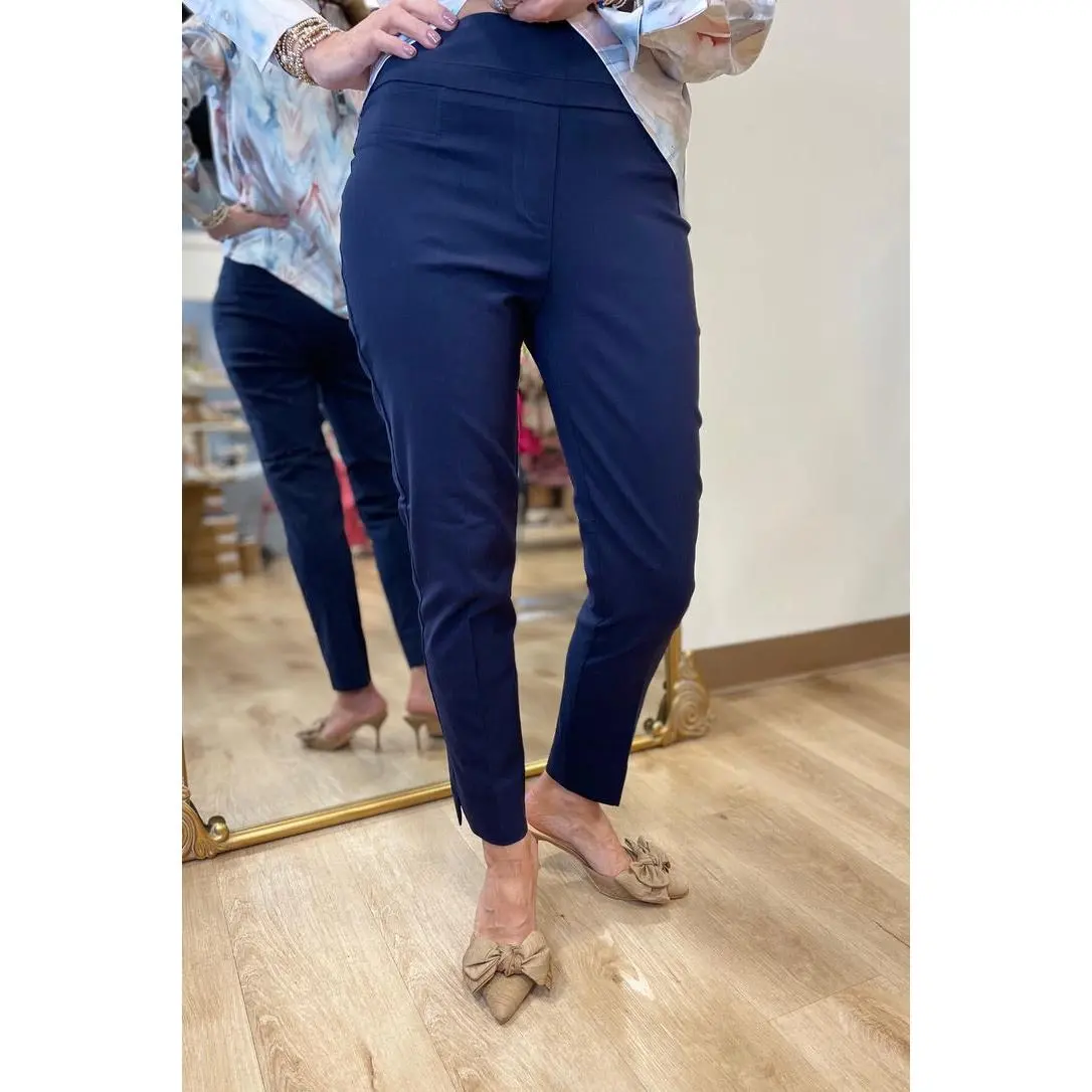 Renuar Woven Ankle Pant Midnight