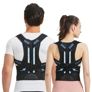 Posture Corrector for Men and Women, Adjustable Upper Back Support Strap with Breathable Design for Long-Hour Desk Work, Study, Driving and Daily Use