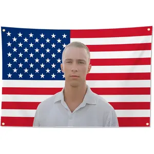 Drew Starkey American Flag With 4 Brass Grommets Rafe Cameron Tapestry Living Room Celebrity Flags Wall Art Decor