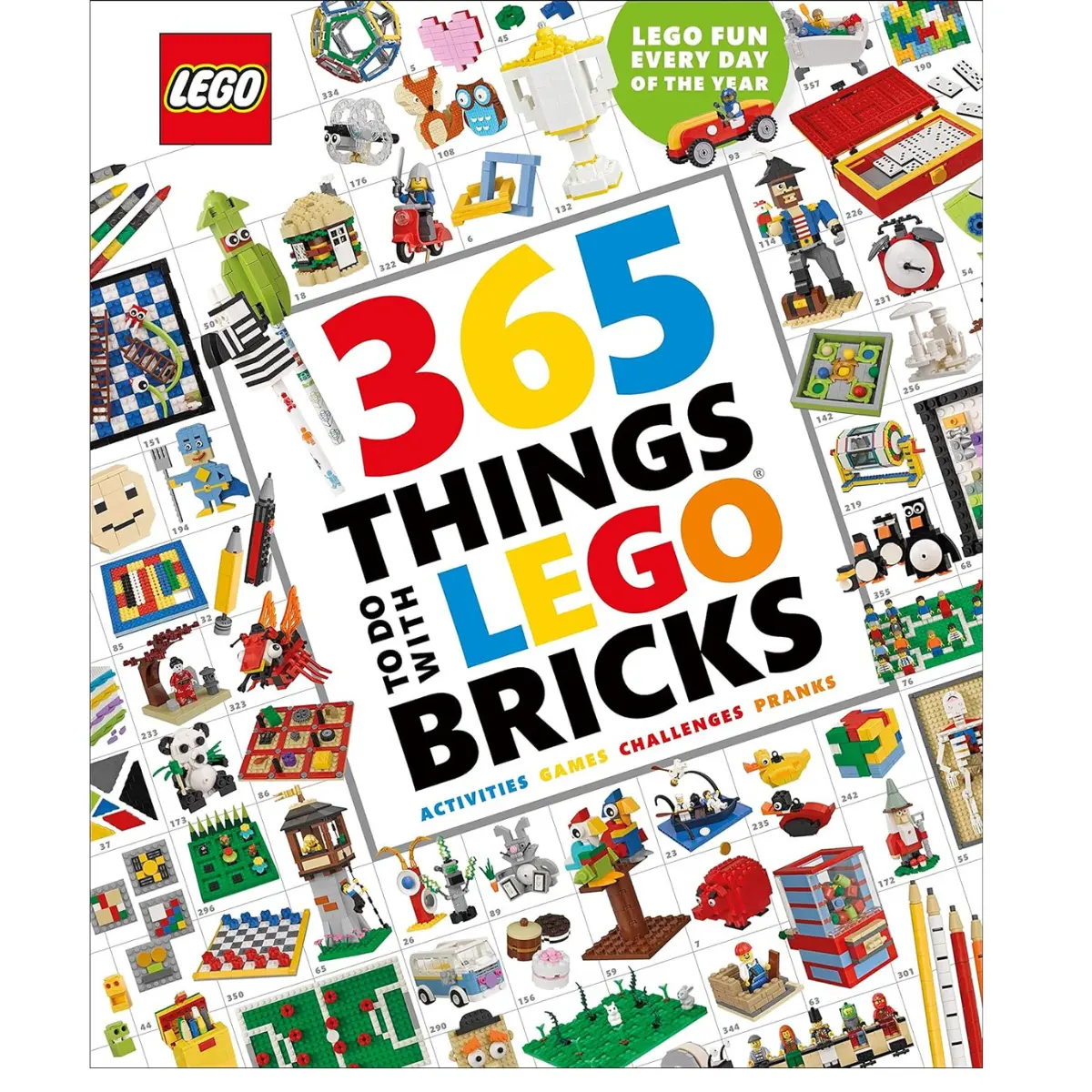 365 Things to Do with LEGO Bricks – Creative Building Ideas, Fun Daily Challenges, DIY Projects & Educational Activities for Kids and Families - Hardcover