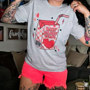 BABY DADDY TEARS tee or sweatshirt loose fit