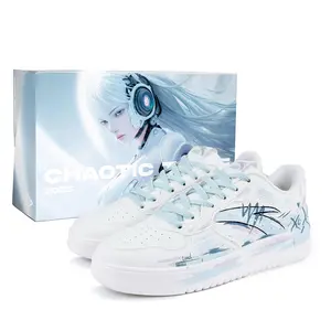 Anta Candy Puff Men's Graffiti Streetwear Low-Top Casual Walking Shoes - Waterproof, Cushioned Support Trainers, Credentialed Footwear with Global Authentication Verifiability