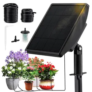 49FT Drip Irrigation System - Auto Plant Kit for 15 Pots with Anti-Siphoning Device - 750ml/min Flow Indoor Balcony & Powered Irrigation System
