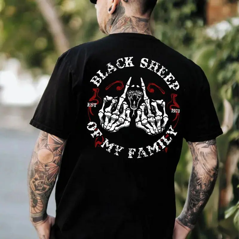 Black Sheep Of My Family T-shirt Sweatshirt Hoodie, Custom Est Year.