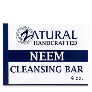 Neem Bar Soap | Virgin Neem Oil | Natural Botanical Cleanser