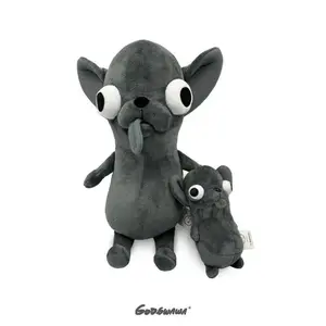 Funny Chihuahua Plush Toy Keychain Pendant Puppy Pet Stuffed Chihuahua Doll Weird Cute Realistic Plush Chihuahua Friend Gift