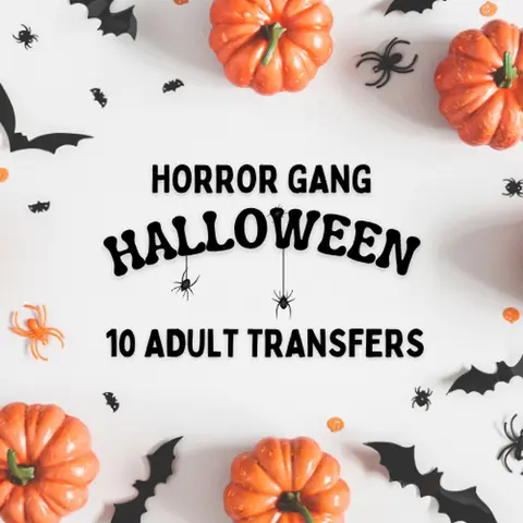 Horror Gang - LIVE ONLY DTF Transfer Gang Sheet, 22 x 60