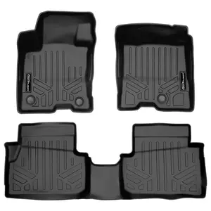 SMARTLINER 2 Rows Custom Fit Floor Liners Compatible with 2022 - 2025 Ford Maverick (Hybrid)
