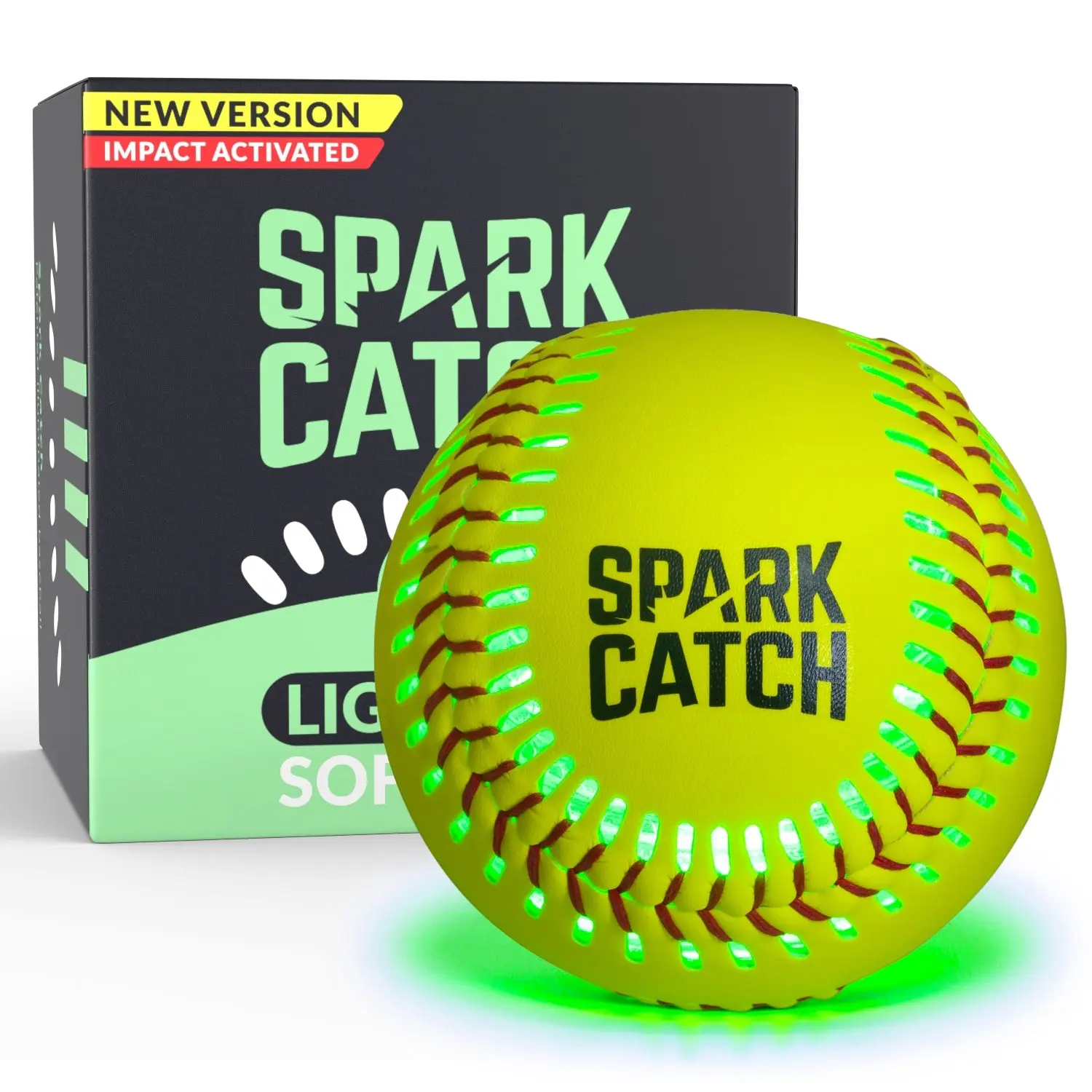 Spark Catch 12” Softball (Impact-Activated) - Perfect Holiday Gift Spark Catch 12” Softball (Impact-Activated) - Perfect Holiday Gift