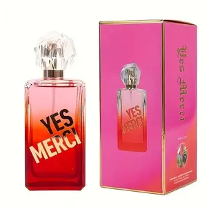 YES MERCI Eau De Parfum for Women, 3.4 fl oz | Juicy Watermelon, Jasmine & Musk | Fruity Floral Scent | Everyday Fragrance Spray