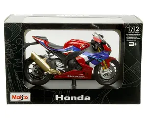 Maisto 1:12 CBR 1000RR-R Fireblade SP w/ Stand – RedWhiteBLue- Motorcycles