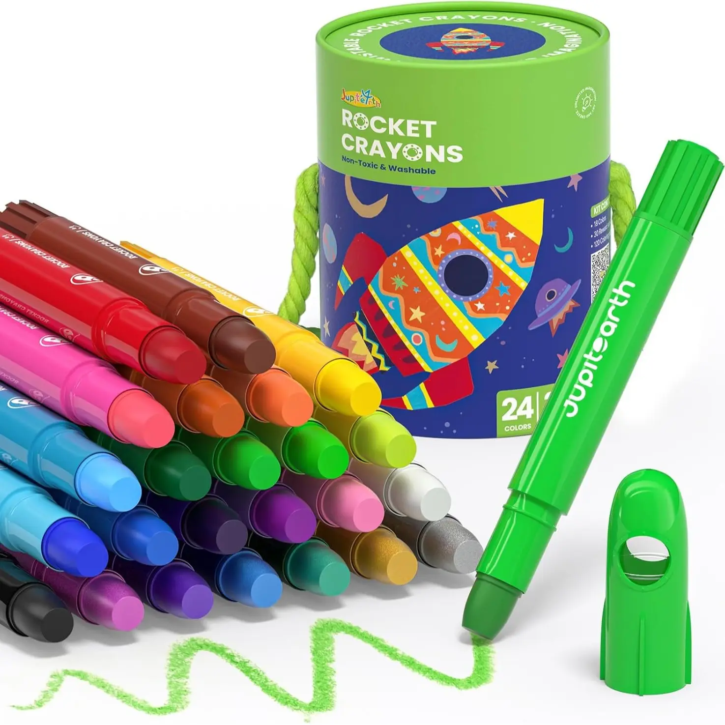 24colors/rocket twistable crayon