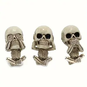 Skull Design Car Air Freshener Vent Clip, Car Perfume Clip, Cute Goth Skeleton Car Scents Clip Decoration, Car Interior Accessories for Men and Women, Halloween