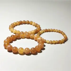 Quartzite Jade Bead Bracelet