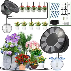 Solar Drip Irrigation Kit, Automatic Garden Watering System for Home Improvement Garden Supplies